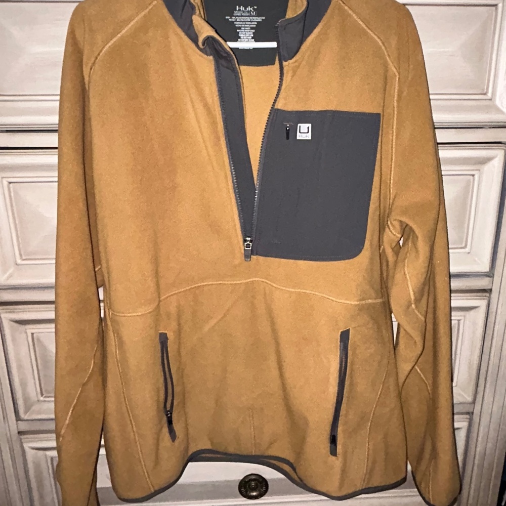 HUK Fleece Quarter Zip Pull Over